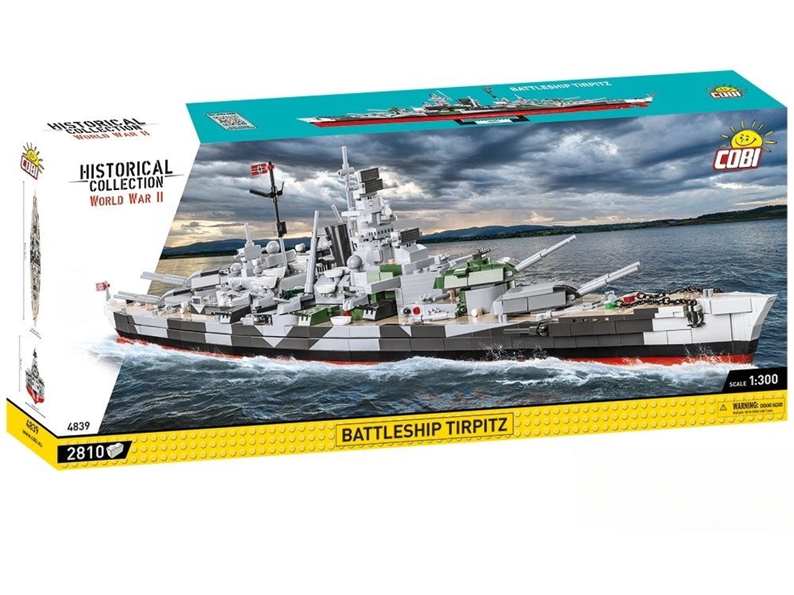 Cobi Historical Collection World War Ii 4839 Battleship Tirpitz 4839