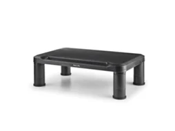 Tela Stand Suporte Elevatório Para Monitor De Computador E Notebook Que Reduz A Tensão No Pescoço. Regulável Em Altura. Suporta Até 20kg. Preto Ngs