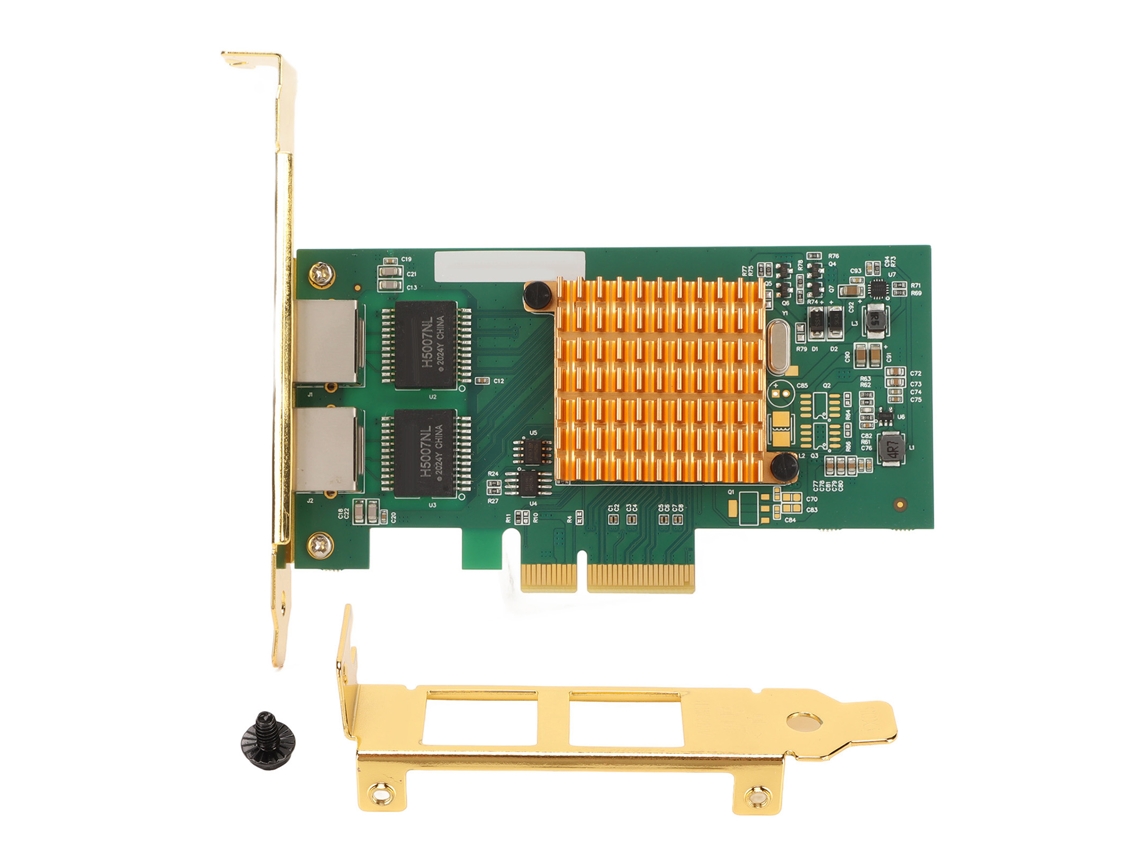 Placa de Rede Pci Express LAXISCREED 2 Portas Gigabit Rj45
