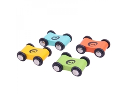 2026 4 Carros de Madeira para Corridas, Brinquedos para Meninos e Meninas de 1 2 Anos, Presente de Aniversário Ou Natal