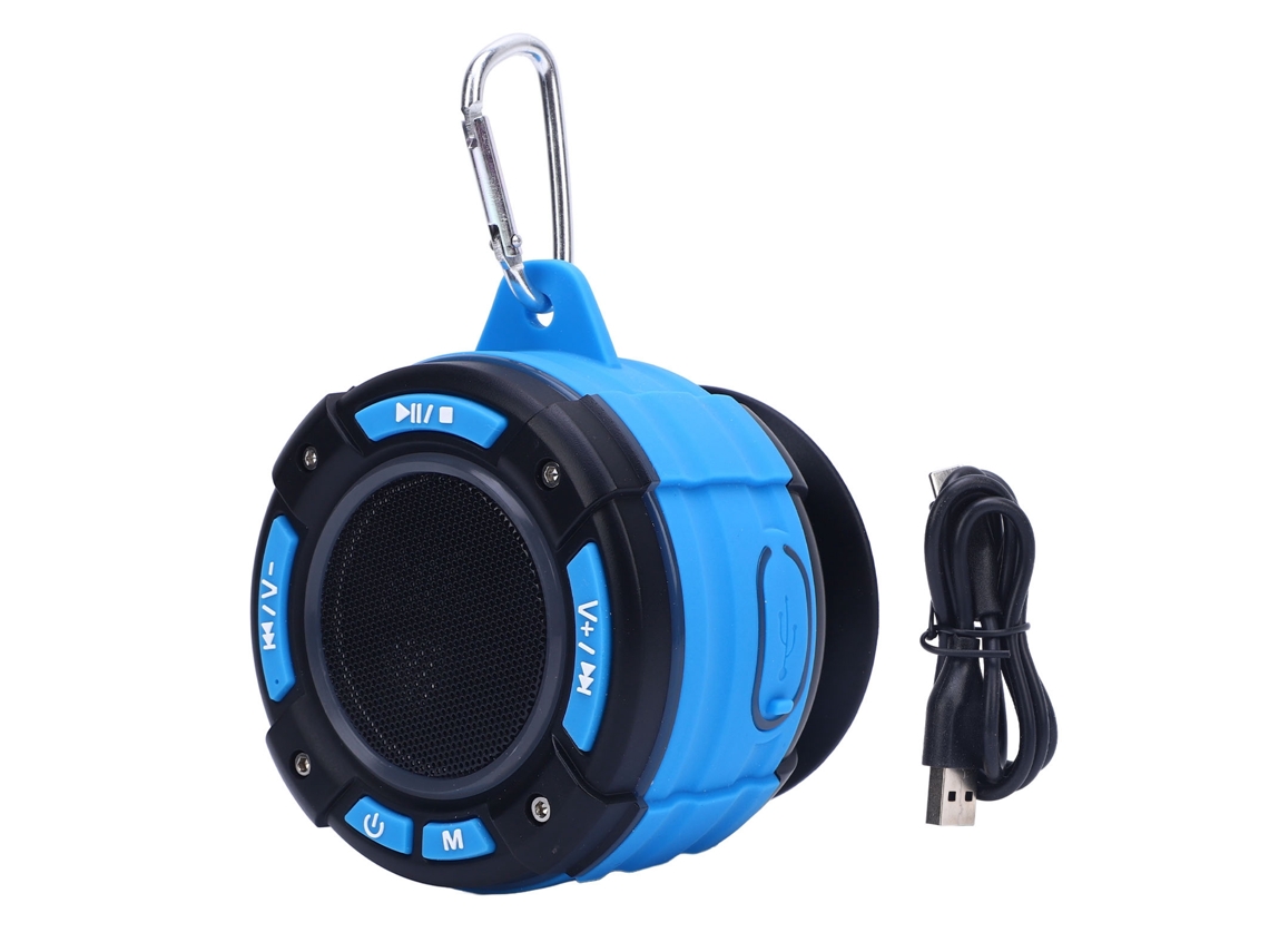 Aetheria alto falante Bluetooth de Banho Ipx7 com Luzes Rgb Portátil com Microfone e Ventosa