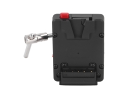 Placa De Alimentación De Batería V Mount Com Saída D Tap E Pinça De Cangrejo 14.8v