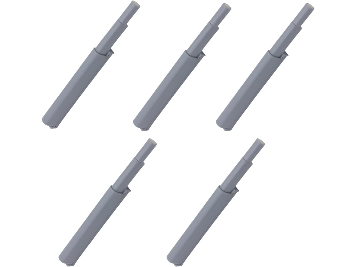 Conjunto De 5 Dobradiças De Fechamento Automático Com Ímã Para Portas De Armários Em Abs (ímãs Não Incluídos)