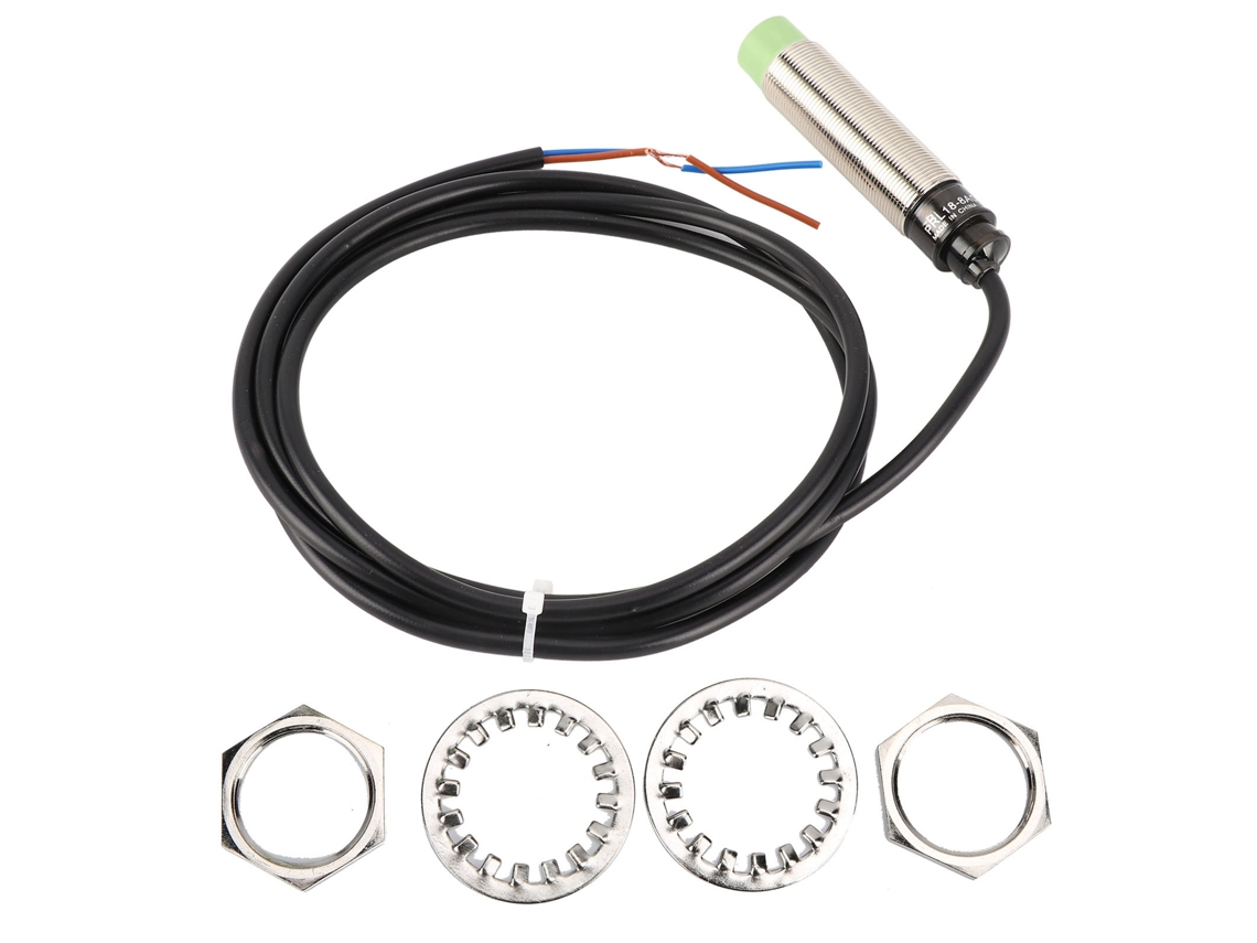 Sensor de Interruptor de Aproximación 3 Hilos Cilíndrico 90 250vac Control de Potencia Prl18 8ao