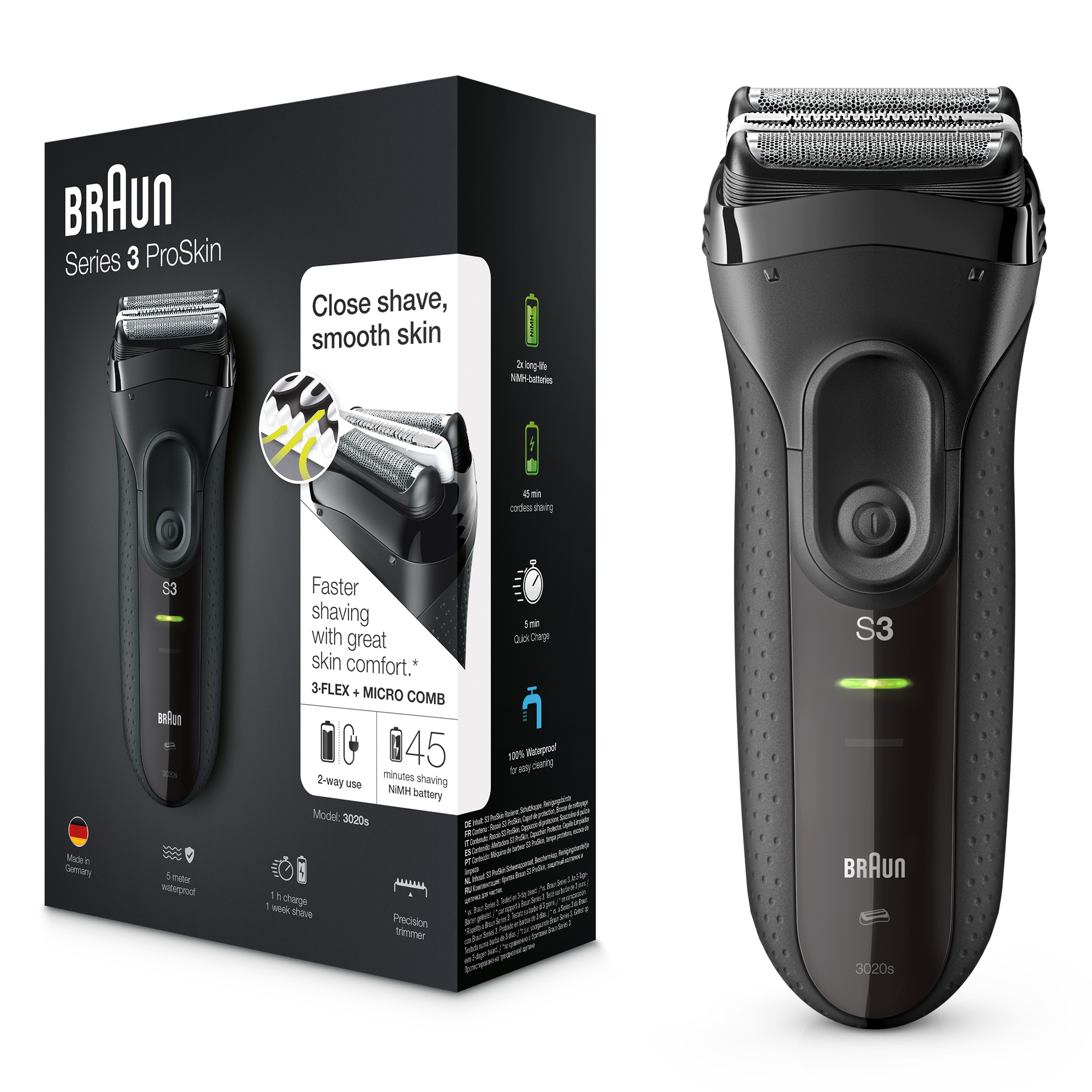 Máquina de Barbear Braun Series 3 300 - Novo Atalho - O caminho mais  económico para as suas compras em tecnologia.