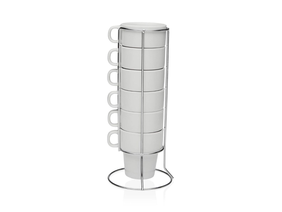 Conjunto de xícaras de café de porcelana Versa