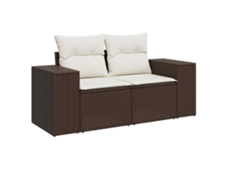 Garden Sofa, Garden Sofas Vidaxl Marrom Rattan / Vime (n/a)