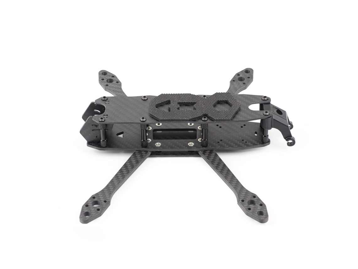 Kit de Armação Hglrc My5 com Distância Entre Eixos de 225 Mm para Drones de Corrida Fpv/freestyle/treino Rc Diy. MDUG (5 Polegadas)