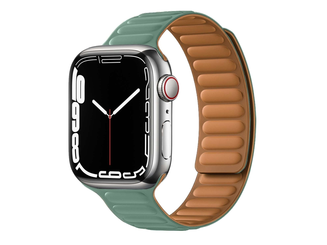Bracelete Pulseira Magnética de Forte Conexão para Apple Watch Ultra 49Mm Verde