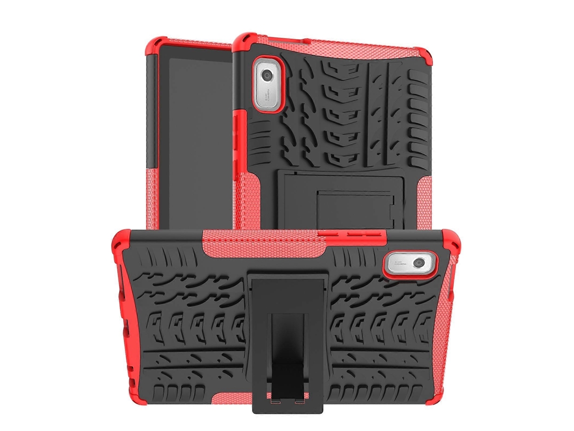 Capa de TPU com textura de pneu para Lenovo Tab M9 com suporte WeBake