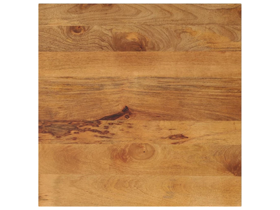 Vidaxl Tampo De Mesa Quadrado 80x80x2,5 Cm Mangueira Maciça