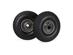 Conjunto De 2 Rodas Pu Para Carrinho De Mão Reposição Antifuro