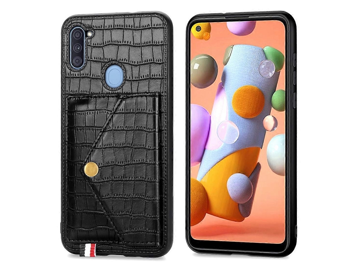 Capa Para Celular Samsung Galaxy A11 Com Estampa De Crocodilo, Formato De Envelope, Com Ímã E Função De Suporte.