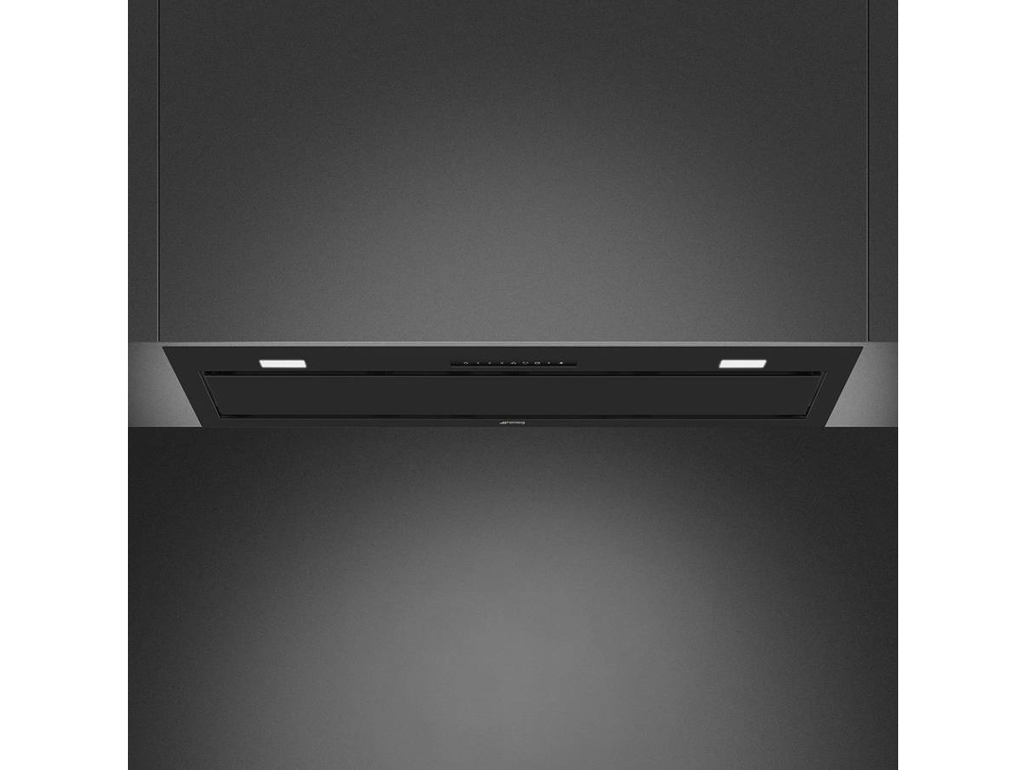 Exaustor SMEG  KSG9P4MB (481 m³/h - 89,7 cm - Preto Mate)
