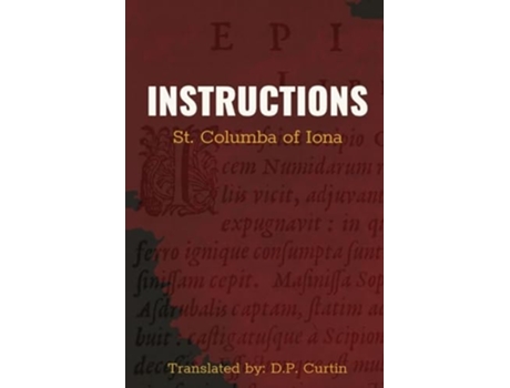 Livro Instructions de St Columba of Iona (Inglês)