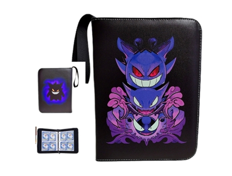 Álbum Pokémon Tcg V Reel Em Couro Pu Com Zíper | 400 Cartas | Hlx 101