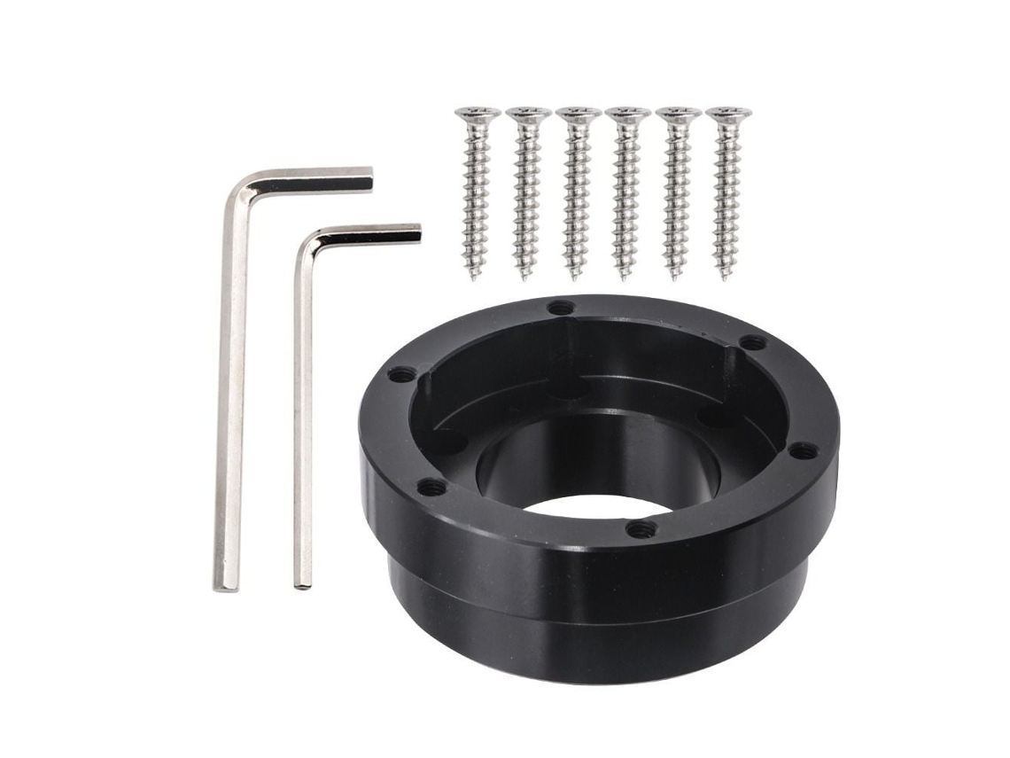 Adaptador De Volante Lurelia 70 Mm, 14 Polegadas, Compatível Com G29/g920/g923/logitech, Em Aço, Preto, Instalação Simples