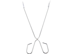 Conjunto De 5 Peças Pinças Para Lenha Churrasco, Pinças Para Carvão Com Cabo Churrascos Ao Ar Livre, Utensílios Práticos