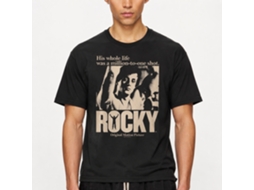 Rockinstone Rocky Movie Greased Lightning Black Adult T-shirt Size:xl