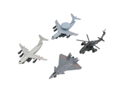Primerox 4pcs Brinquedo de Avião de Retorno de Liga para Meninos Modelo Simulado Presente Aniversário