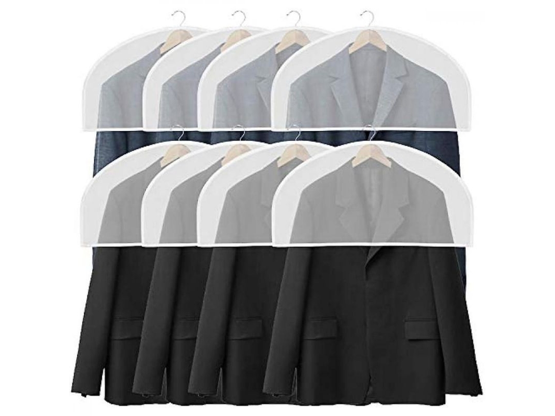 Protectores de Ropa Pacote de 20 para Trajes, Abrigos, Jaquetas, Arejados, Peva | S/MARCA