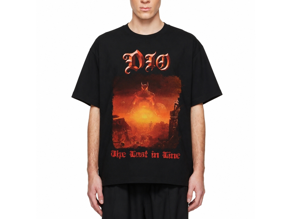 Dio The Last In Line Lyrics T-shirt Classic Unisex Adults Size:xxl