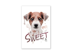 Pintura Decorativa Laxiscreed De Filhote De Cachorro Em Estilo Nórdico Para Escritórios E Residências