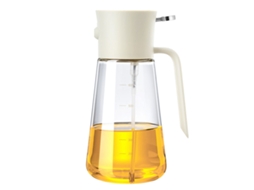 Frasco De Spray De Óleo Spray De Óleo De Cozinha Frasco De Óleo De Vidro Pulverizador De Óleo Comestível Frasco De Óleo 2 Em 1 ZMDECQNA