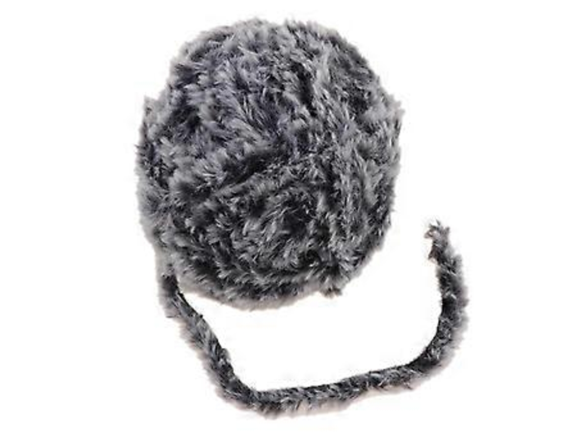 Diy Poliéster Chunky Para Tricô Roving Crochê 32 Metros/haw Cinza Slowmoose