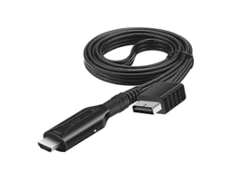 Cabo adaptador compatível com PlayStation 2 para HDMI, áudio e vídeo RCA