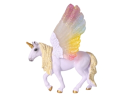 Ats estátua de Cavalo Voador Exquisita Colorida Belo Modelo de Cavalo com Trabalho Fino Brinquedo para Crianças