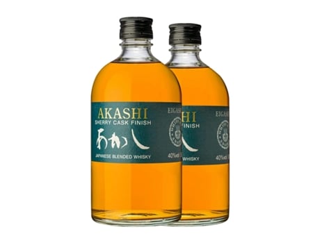 Whisky Blended EIGASHIMA Akashi Sherry Cask Finish Garrafa Medium (0.5 L - 2 Unidades)