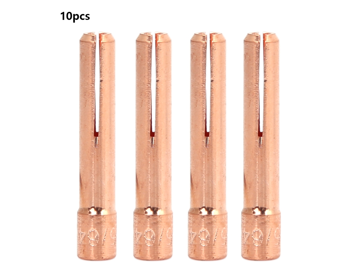 Conjunto de 10 peças de corpo cônico de cobre 13n21-24 para tocha de soldagem TIG (13n22m) - Consumíveis de soldagem