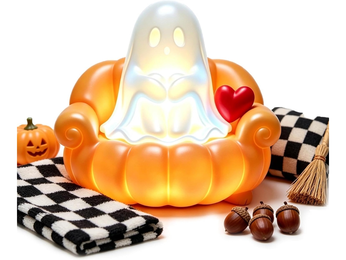 Luzes Noturnas De Halloween: Iluminação E Assustadora Que Brilha No