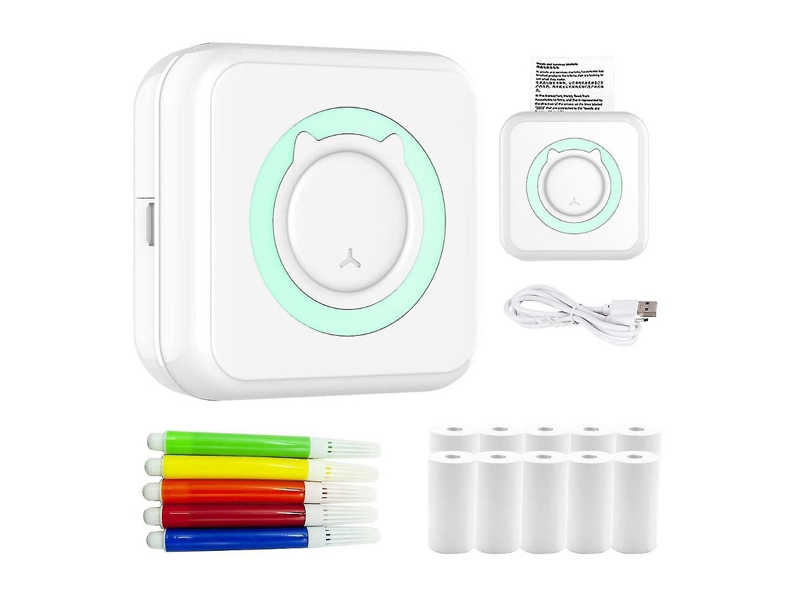 Impressora Térmica De Bolso Mini C15 Para Impressão De Adesivos Portáteis Impressora Fotográfica Bluetooth Etiqueta Portátil S Slowmoose