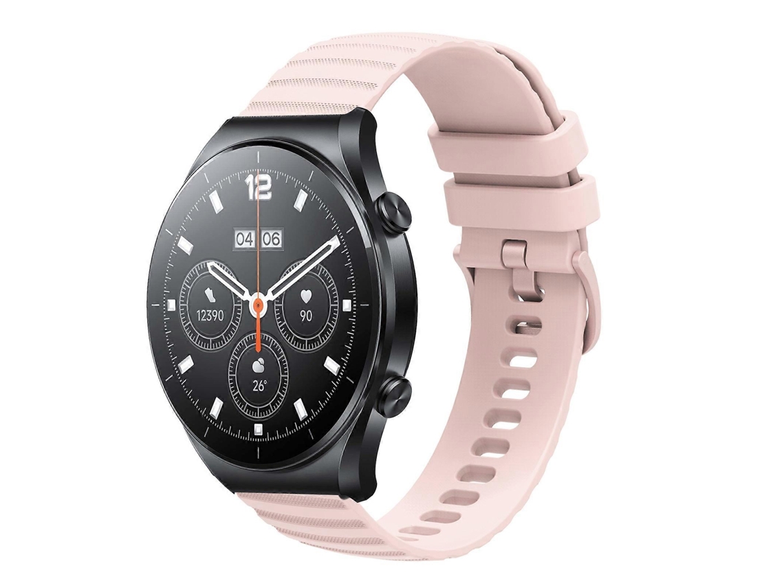 Pulseira De Silicone De Cor Sólida Com Padrão De Bolinhas Onduladas Para Xiaomi Mi Watch S1 Pro 22mm