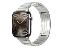 Bracelete para Apple Watch 42/41/40/38mm Liga de Titânio com Fecho Dobrável de Elo Único XIAOMOYU
