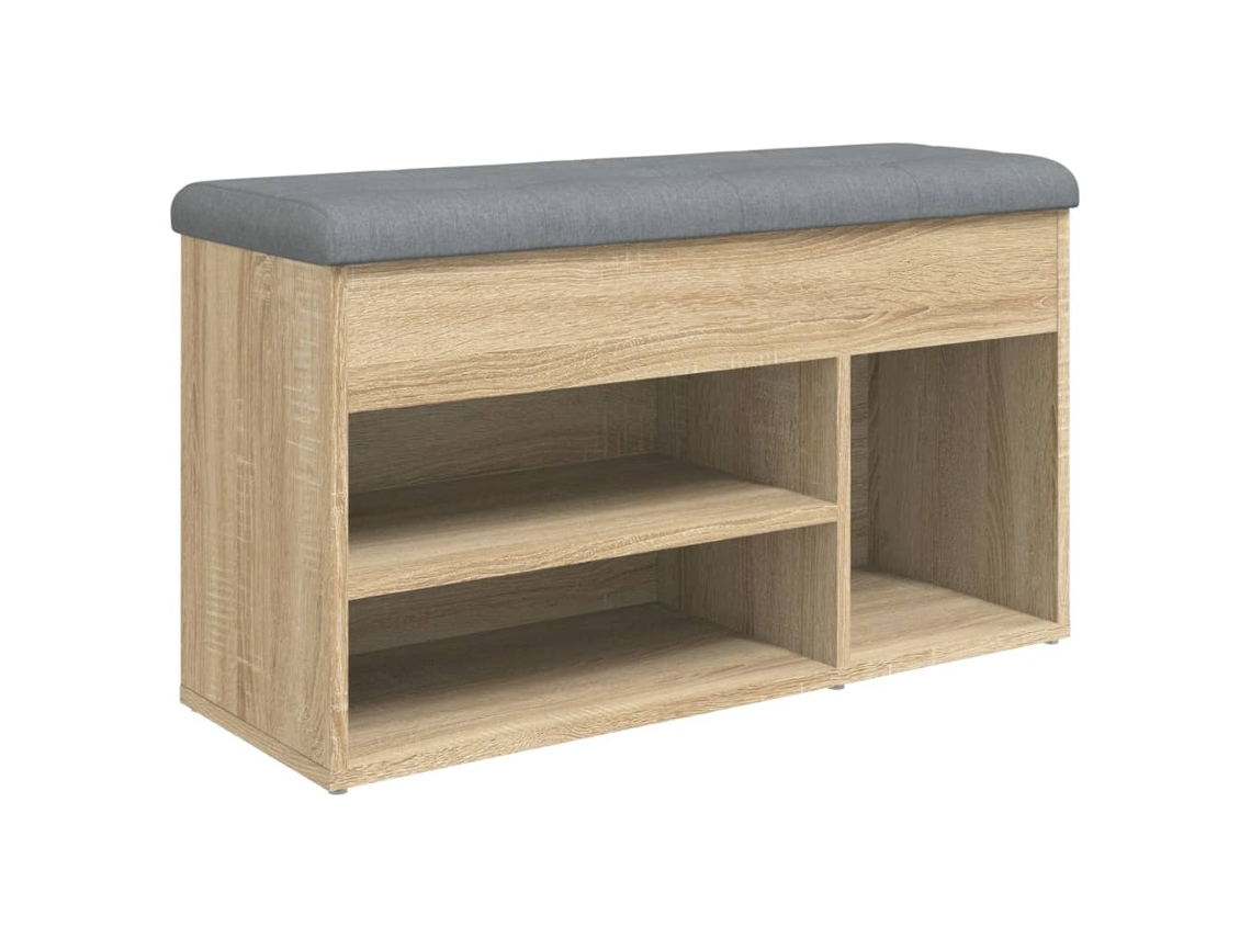 Banco Sapateira Derivados Madeira Carvalho Sonoma MAISON EXCLUSIVE (82x32x45,5 cm)