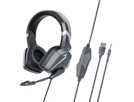 Auscultadores Bluetooth JLTRUM SY-G20 (Over Ear - Microfone - Preto)