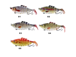 Isca Artificial para Pesca 3.9in 0.6oz com Anzol Triplo