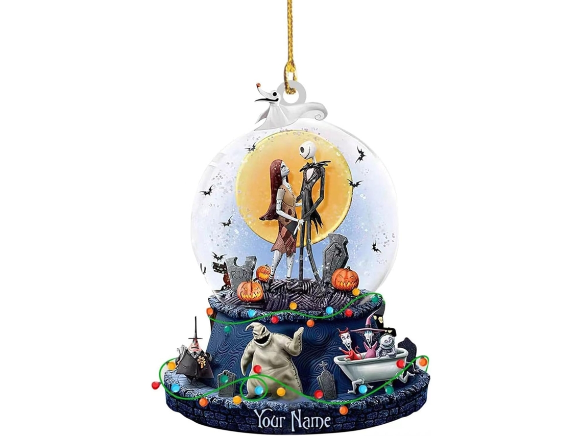 Enfeite De Natal Para Árvore De Natal Com Tema De Halloween De 2025, Pingente Fofo De Jack E Sally, Ideal Para Decoração De Árvore Aquaforge