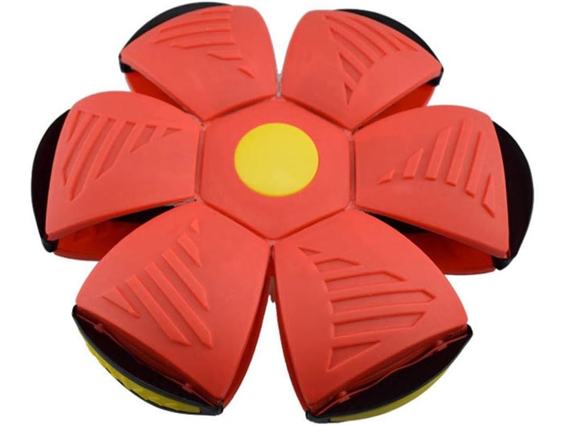 de Bola de Disco Plano Ovni Voador para Crianças com Luz Bola de Ventilação Mágica Frisbee Deformável Disco Voador Apresentações, JEDBESETZT