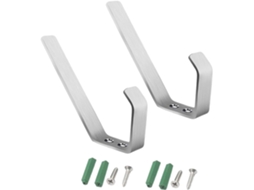 Cabide De Parede Minimalista Com 2 Peças Para Roupas, Ideal Para Roupões, Lenços, Bolsas, Toalhas E Jaquetas