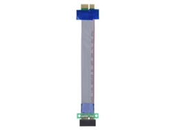 Cabo Adaptador De Extensão Pci-e De Computador Pcie X1 Macho Para Conversor Riser Fêmea