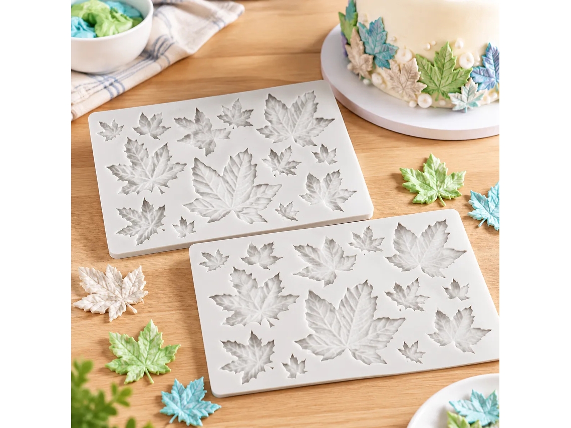2 Peças, Molde De Silicone Para Confeitaria