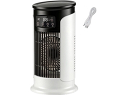 Ventilador De Mesa Tipo Torre Com Função Névoa, 3 Velocidades E