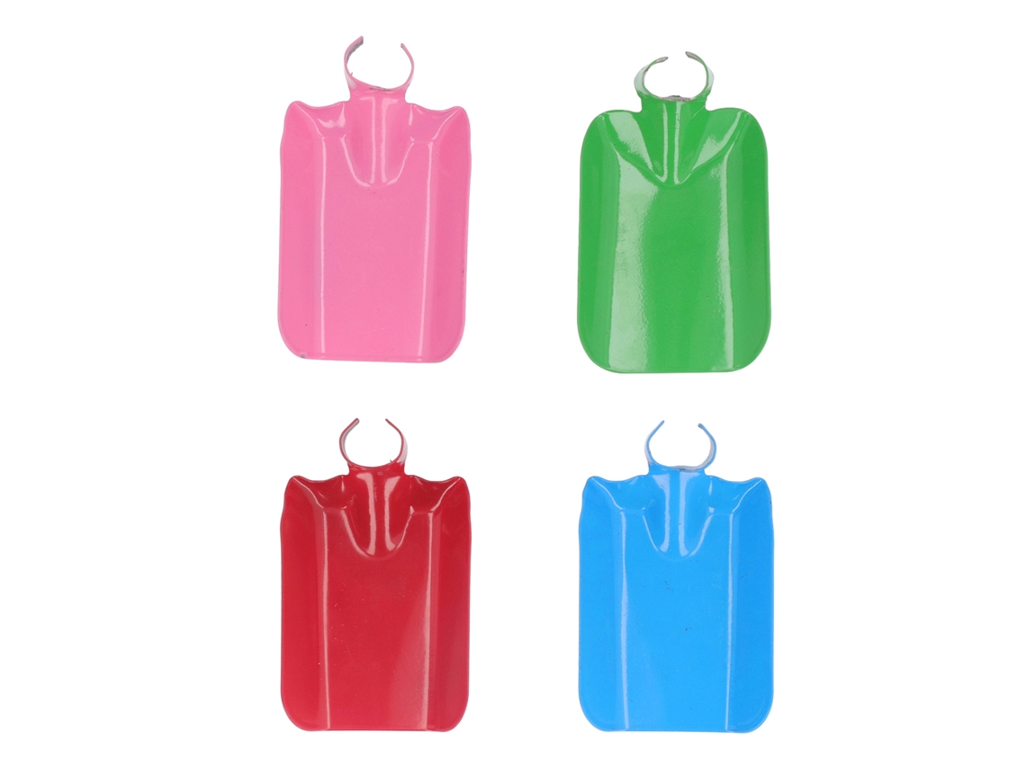 4pcs Comedouros em Forma de Pá de Ferro para Jardim