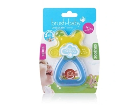 Mordedor Refrescante Brush Baby Coool Calm Com Chocalho Para Crianças A Partir De 4 Meses Ars Dental