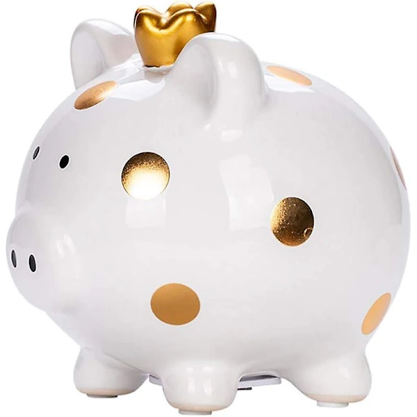 Cofrinho De Cerâmica Rosa Em Formato Porquinho, Ideal Para Meninas, Crianças, Casamentos, Bebês E Batizados. Que Abre, Porquinho D Aquaforge