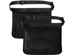 2 Unidades Bolsa de Cintura Porta bolas de Tênis, Ajustável, Bolsos AQUAFORGE